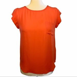 Joie 100% Silk Coral Top, Size XS